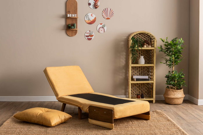 Atelier Del Sofa Cosmo Single - Amarillo Mostaza